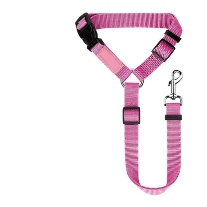 Adjustable Pet Travel Harness: Secure Seat Belt Restraint for Dogs and Cats in Cars - Home Fads 