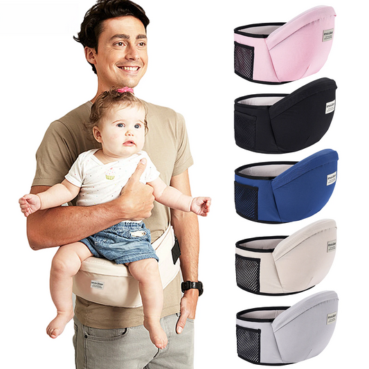 Adjustable Baby Carrier with Waist Stool – Ergonomic Hip Seat Sling for Infants and Toddlers, Front & Face-to-Face Positions - Home Fads