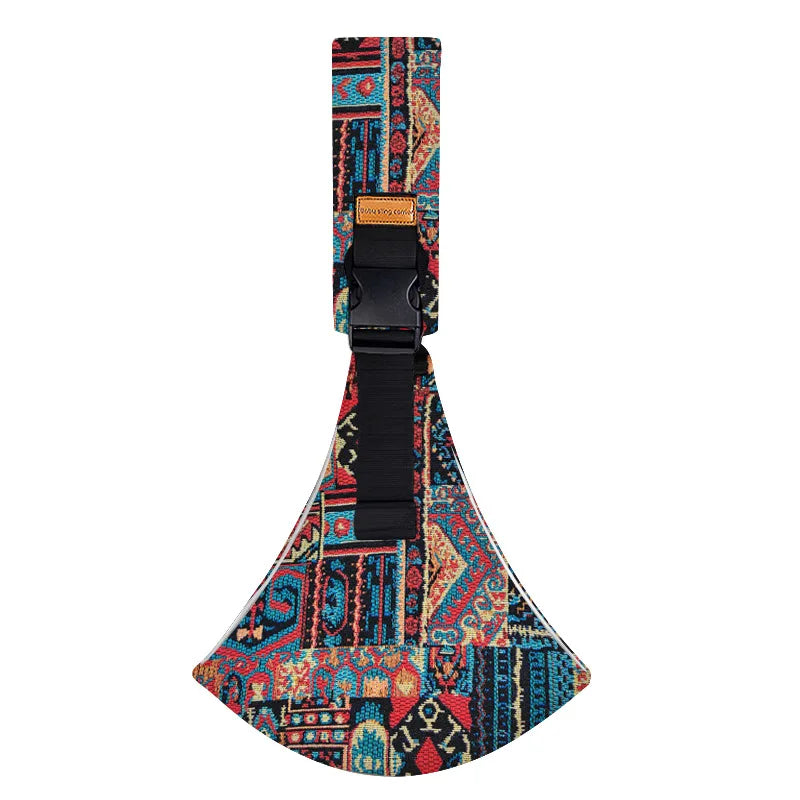 Adjustable Baby Sling Carrier – Portable Cotton Wrap for Infants & Toddlers with Padded Shoulder Strap and Safety Buckles - Home Fads