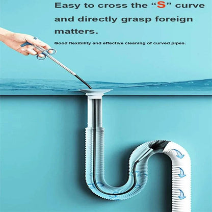 Advanced Sewer Pipe Dredging Snake & Augmenter: Efficient Cleaning & Clog Removal - Available in 5 Sizes for Easy Two-Finger Operation - Home Fads 