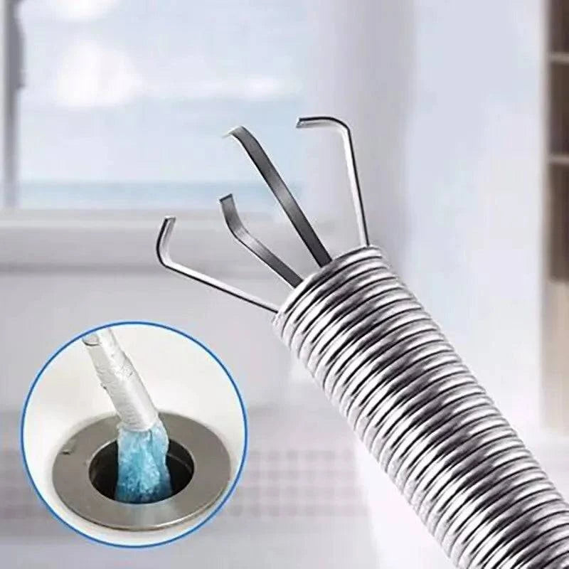 Advanced Sewer Pipe Dredging Snake & Augmenter: Efficient Cleaning & Clog Removal - Available in 5 Sizes for Easy Two-Finger Operation - Home Fads 