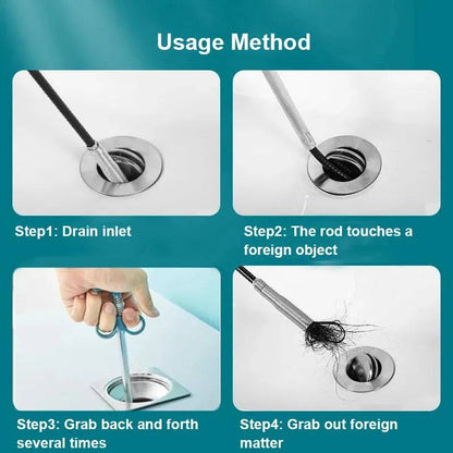 Advanced Sewer Pipe Dredging Snake & Augmenter: Efficient Cleaning & Clog Removal - Available in 5 Sizes for Easy Two-Finger Operation - Home Fads 