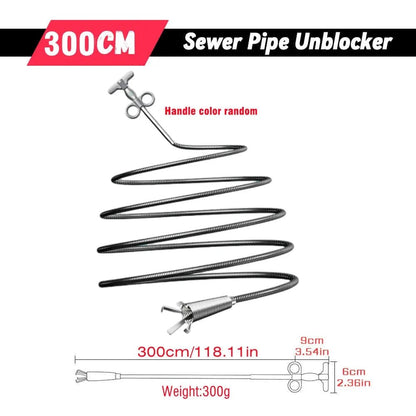 Advanced Sewer Pipe Dredging Snake & Augmenter: Efficient Cleaning & Clog Removal - Available in 5 Sizes for Easy Two-Finger Operation - Home Fads 