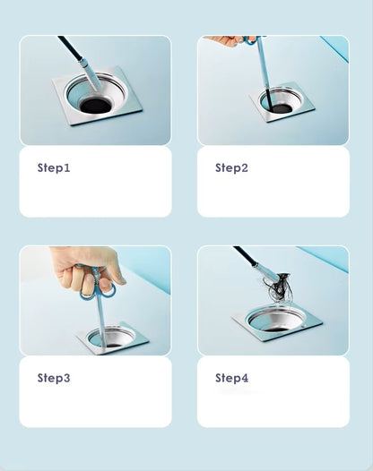 Advanced Sewer Pipe Dredging Snake & Augmenter: Efficient Cleaning & Clog Removal - Available in 5 Sizes for Easy Two-Finger Operation - Home Fads 