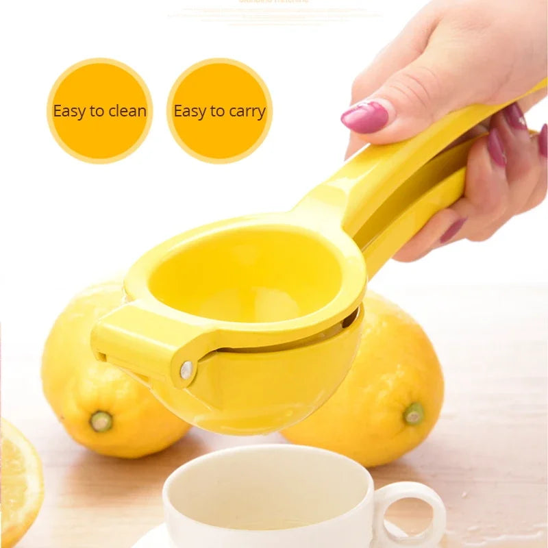 Aluminum Alloy Manual Lemon and Orange Juicer – Portable Hand-Press Squeezer for Fresh Juice, Eco-Friendly Kitchen Tool - Home Fads 