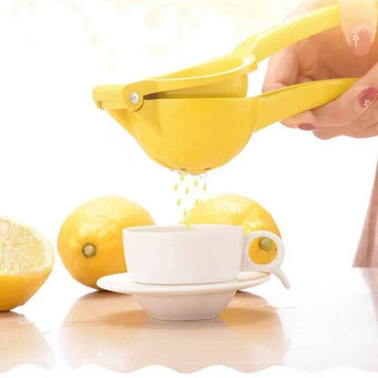 Aluminum Alloy Manual Lemon and Orange Juicer – Portable Hand-Press Squeezer for Fresh Juice, Eco-Friendly Kitchen Tool - Home Fads 