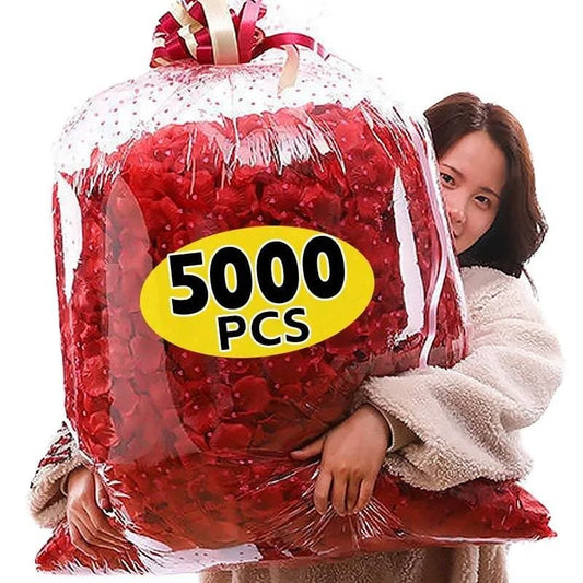 Artificial Silk Rose Petals – Multi-Color, 100 to 5000 Pieces – Ideal for Weddings, Valentine's Day, and Romantic Decor - Home Fads 