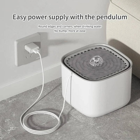 Automatic 3L Cat Water Fountain with Recirculating Filter and Large Capacity - USB Electric Mute Design - Home Fads 