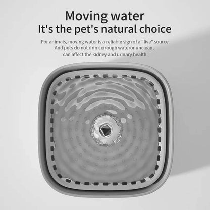 Automatic 3L Cat Water Fountain with Recirculating Filter and Large Capacity - USB Electric Mute Design - Home Fads 