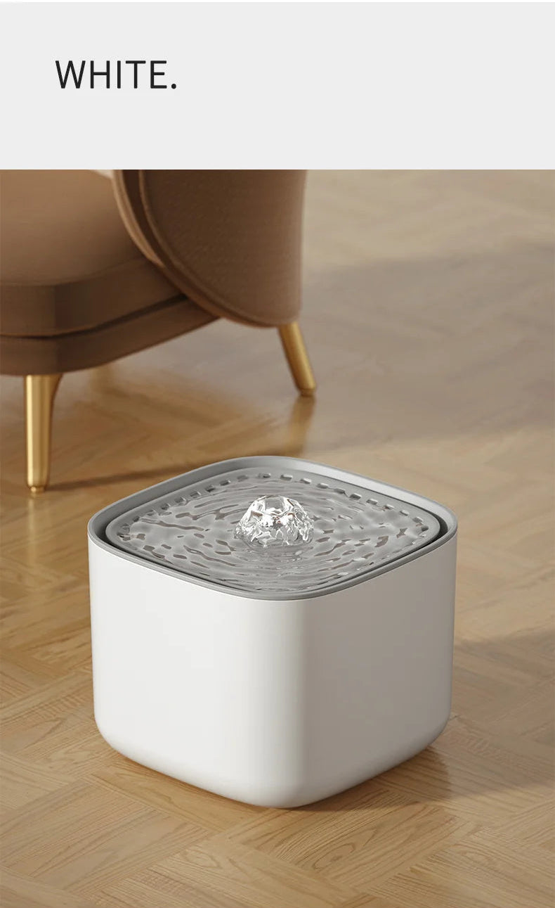 Automatic 3L Pet Water Fountain – Ultra-Quiet USB Powered Drinking Dispenser with Recirculating Filter - Home Fads 