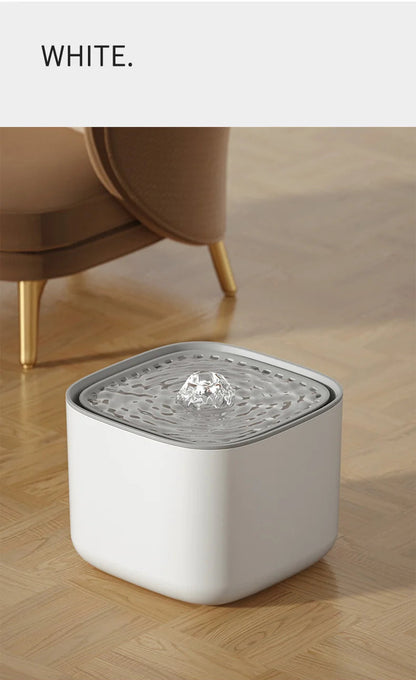 Automatic 3L Pet Water Fountain – Ultra-Quiet USB Powered Drinking Dispenser with Recirculating Filter - Home Fads 