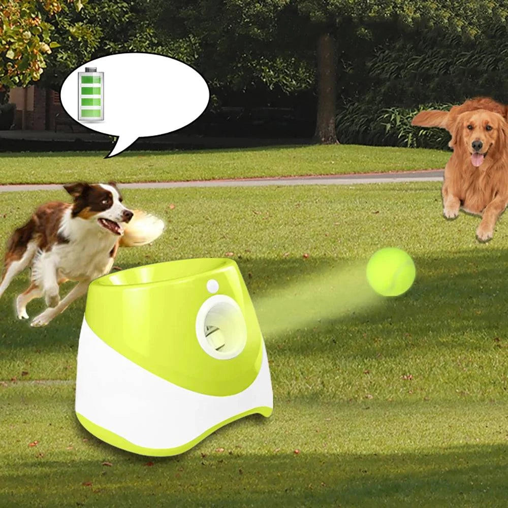 Automatic Tennis Ball Launcher: Interactive Dog Training Toy - Home Fads 