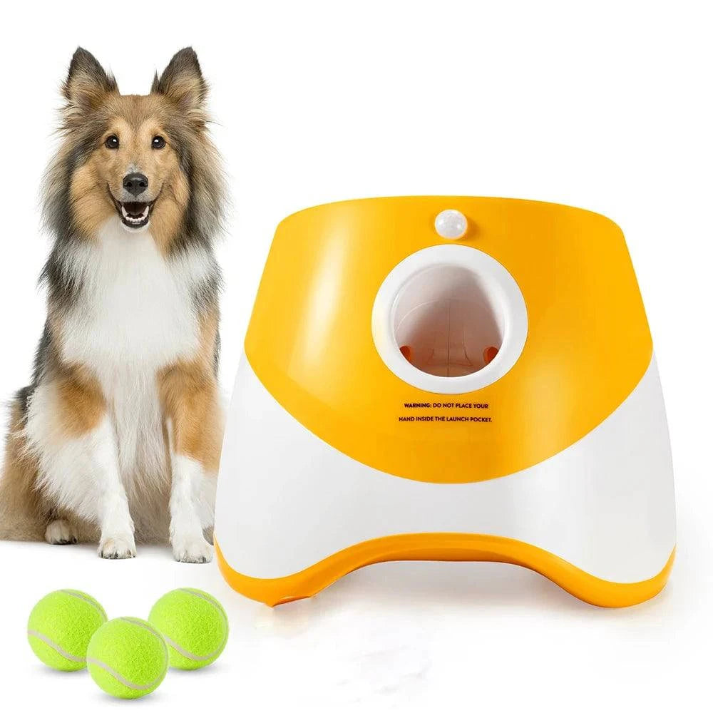Automatic Tennis Ball Launcher: Interactive Dog Training Toy - Home Fads 