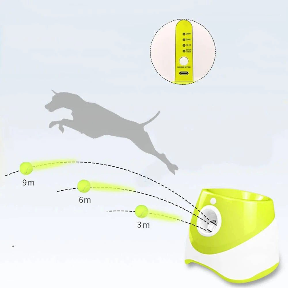 Automatic Tennis Ball Launcher: Interactive Dog Training Toy - Home Fads 