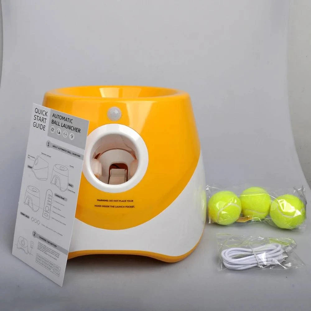 Automatic Tennis Ball Launcher: Interactive Dog Training Toy - Home Fads 