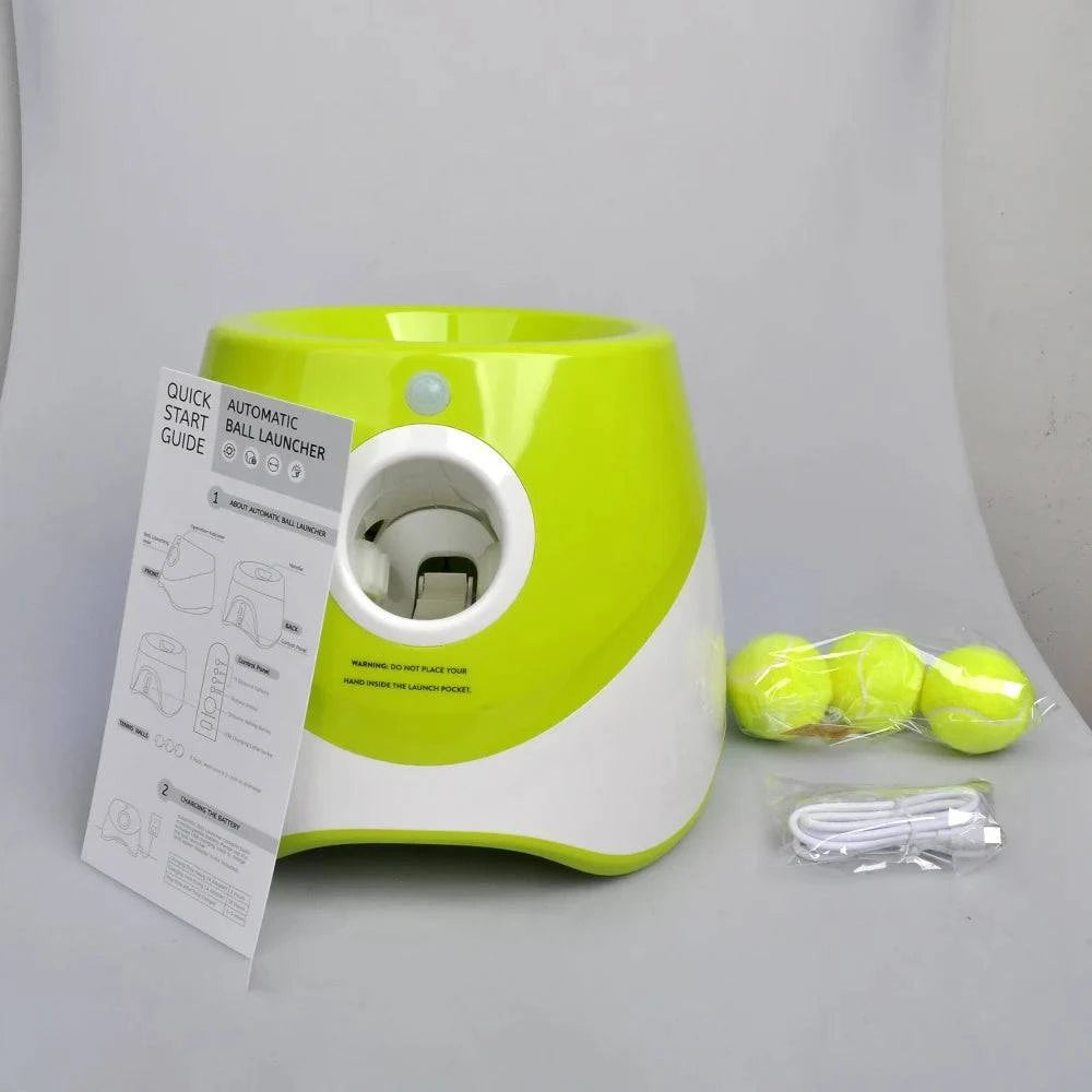 Automatic Tennis Ball Launcher: Interactive Dog Training Toy - Home Fads 