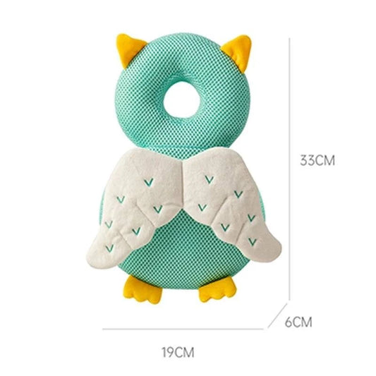 Baby Head Protector Backpack Pillow - Soft PP Cotton Safety Cushion for Toddlers (1-3 Years) - Adorable Cartoon Designs - Home Fads 
