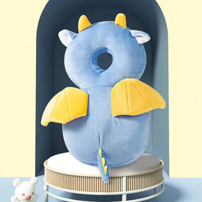 Baby Head Protector Backpack Pillow - Soft PP Cotton Safety Cushion for Toddlers (1-3 Years) - Adorable Cartoon Designs - Home Fads 