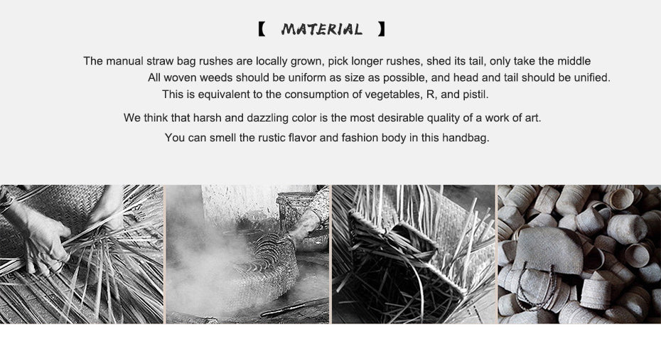 Boho Chic Handmade Striped Wicker Storage Baskets - Collapsible Laundry Basket and Flower Pot - Home Fads 