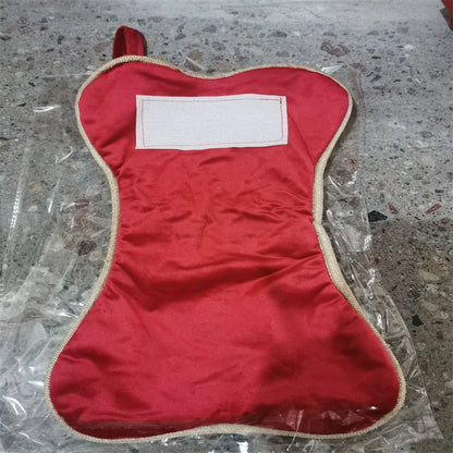 Bone-Shaped Pet Christmas Stocking – Holiday Candy Bag for Home Décor and Seasonal Gifts - Home Fads 