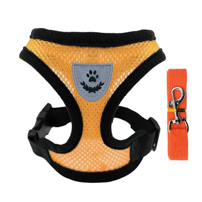 Breathable Mesh Harness and Leash Set for Small Dogs and Cats - Ideal for French Bulldogs, Chihuahuas, Pugs, and Kittens - Home Fads 