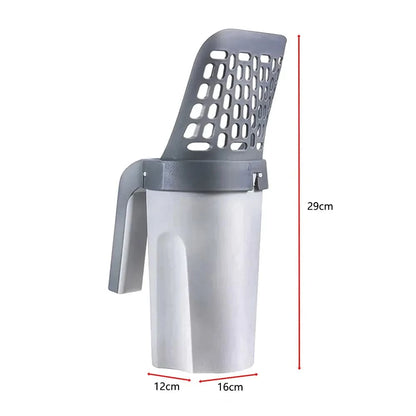 Cat Litter Scoop with Refill Bags - Efficient Pet Waste Management Tool for Clean and Hygienic Litter Boxes - Home Fads 