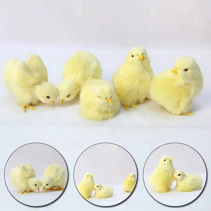 Chick Plush Toy – Miniature Ornament for Festive Decorations and Gifts - Home Fads 