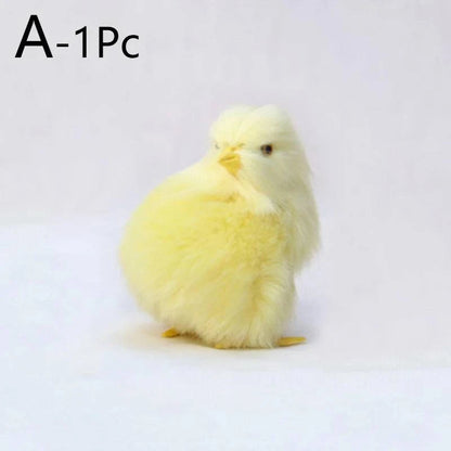 Chick Plush Toy – Miniature Ornament for Festive Decorations and Gifts - Home Fads 
