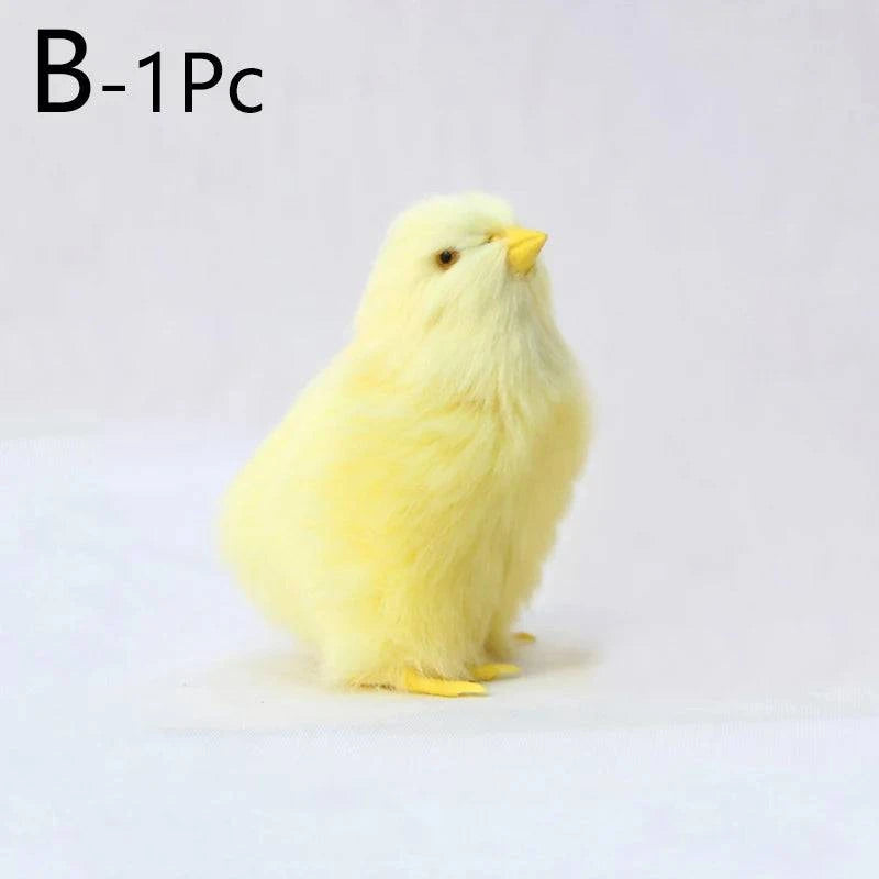 Chick Plush Toy – Miniature Ornament for Festive Decorations and Gifts - Home Fads 