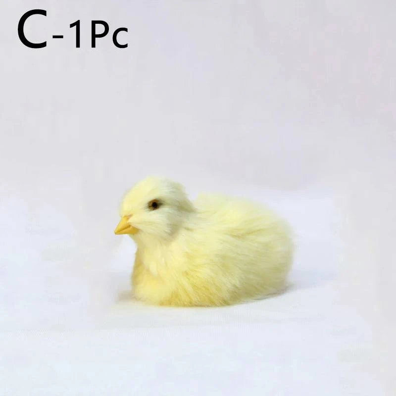 Chick Plush Toy – Miniature Ornament for Festive Decorations and Gifts - Home Fads 