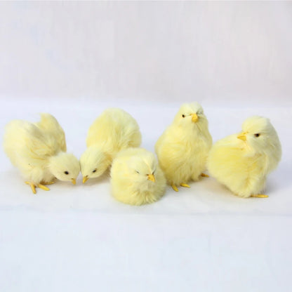 Chick Plush Toy – Miniature Ornament for Festive Decorations and Gifts - Home Fads 