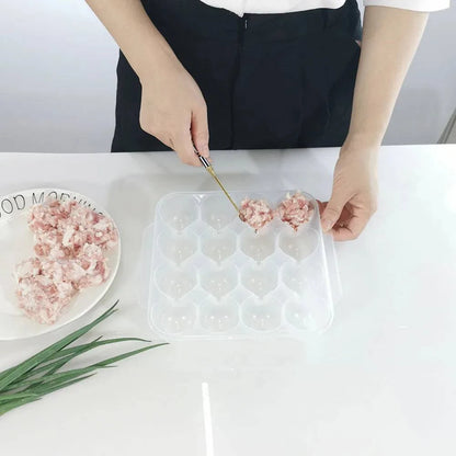 Convenient Kitchen Plastic Meatball Maker Mold - Versatile Tool for Fish, Melon Ball, and More - Home Fads 