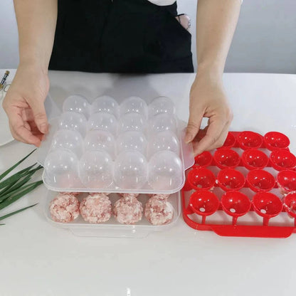 Convenient Kitchen Plastic Meatball Maker Mold - Versatile Tool for Fish, Melon Ball, and More - Home Fads 