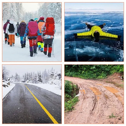 Crampon Ice Grippers for Winter – 8-Teeth Anti-Slip Shoe Traction Cleats for Snow & Ice Walking - Home Fads 