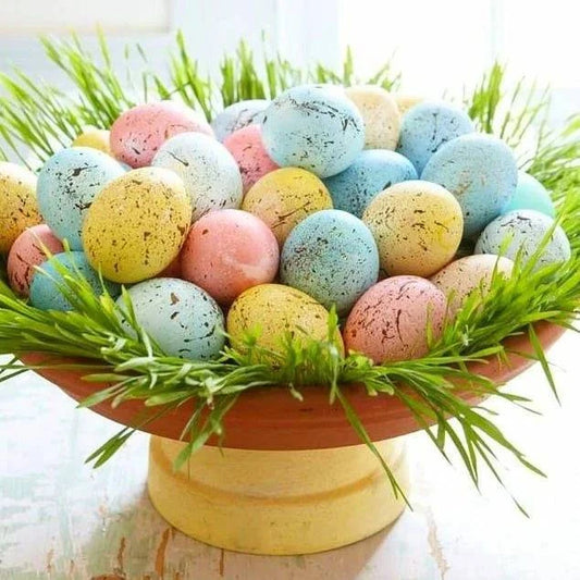 Decorative Foam Egg Ornaments – Set of 20/50 Pieces for Stylish DIY Decor and Craft Projects - Home Fads 