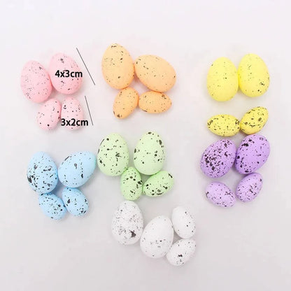 Decorative Foam Egg Ornaments – Set of 20/50 Pieces for Stylish DIY Decor and Craft Projects - Home Fads 