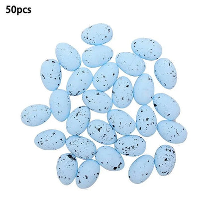 Decorative Foam Egg Ornaments – Set of 20/50 Pieces for Stylish DIY Decor and Craft Projects - Home Fads 