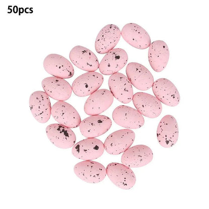 Decorative Foam Egg Ornaments – Set of 20/50 Pieces for Stylish DIY Decor and Craft Projects - Home Fads 