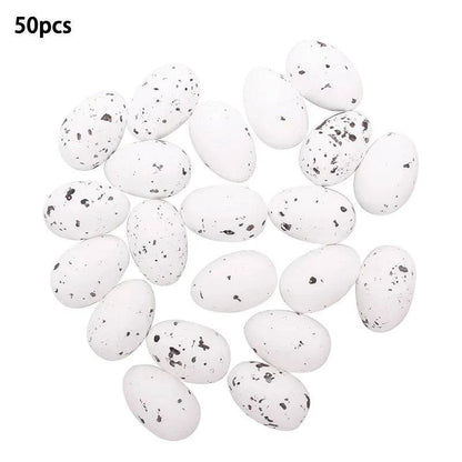 Decorative Foam Egg Ornaments – Set of 20/50 Pieces for Stylish DIY Decor and Craft Projects - Home Fads 