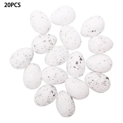 Decorative Foam Egg Ornaments – Set of 20/50 Pieces for Stylish DIY Decor and Craft Projects - Home Fads 