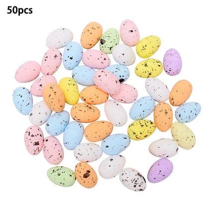 Decorative Foam Egg Ornaments – Set of 20/50 Pieces for Stylish DIY Decor and Craft Projects - Home Fads 