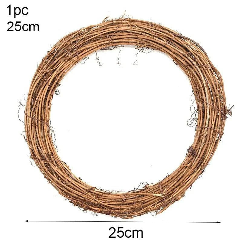 Decorative Rattan Wreath with Foam Eggs – White and Colorful Foam Ornaments for Versatile Seasonal Decor and Craft Projects - Home Fads 