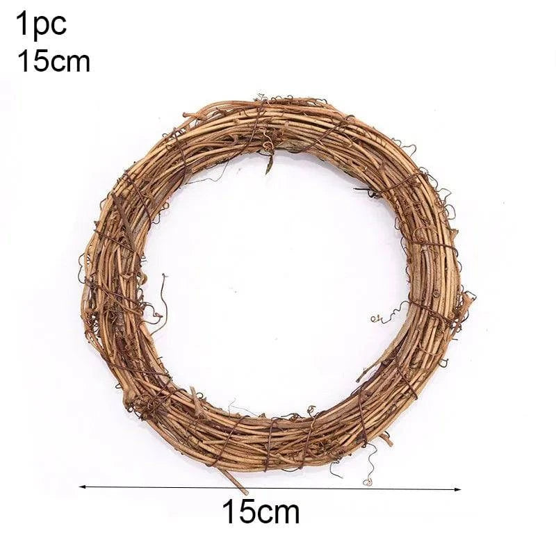 Decorative Rattan Wreath with Foam Eggs – White and Colorful Foam Ornaments for Versatile Seasonal Decor and Craft Projects - Home Fads 