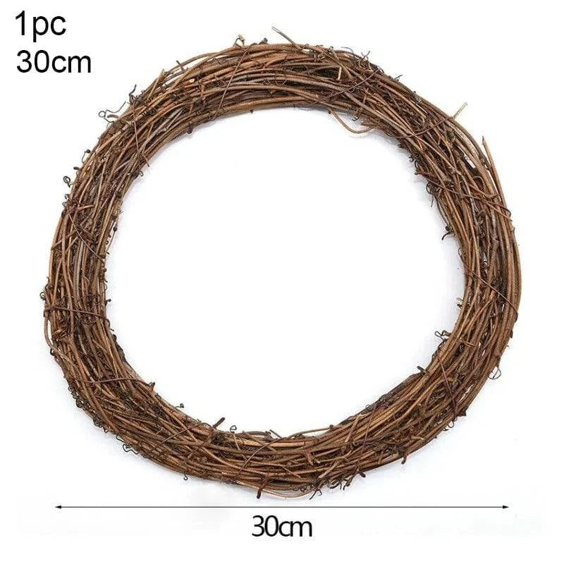 Decorative Rattan Wreath with Foam Eggs – White and Colorful Foam Ornaments for Versatile Seasonal Decor and Craft Projects - Home Fads 