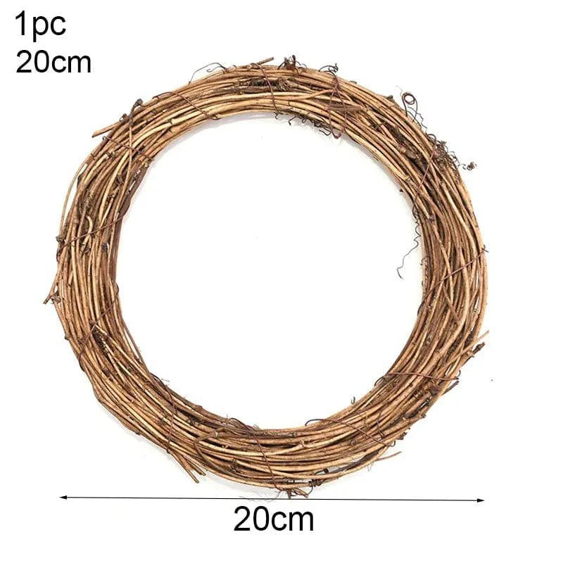 Decorative Rattan Wreath with Foam Eggs – White and Colorful Foam Ornaments for Versatile Seasonal Decor and Craft Projects - Home Fads 