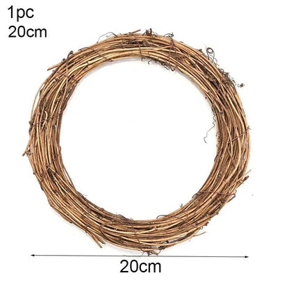 Decorative Rattan Wreath with Foam Eggs – White and Colorful Foam Ornaments for Versatile Seasonal Decor and Craft Projects - Home Fads 