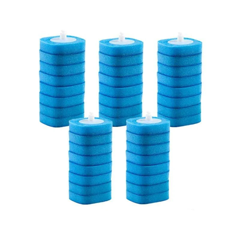 Disposable Toilet Brush Set: Wall-Mounted with Preloaded Scrubbing Solution - Touch-Free Maintenance - Home Fads 