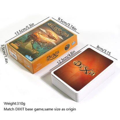 Dixit Expansion Pack - 84 Illustrated Cards: Journey, Memories, Daydreams, Harmonies, Anniversary, Revelations, Origins, Quest, Mirrors, Odyssey - Home Fads 