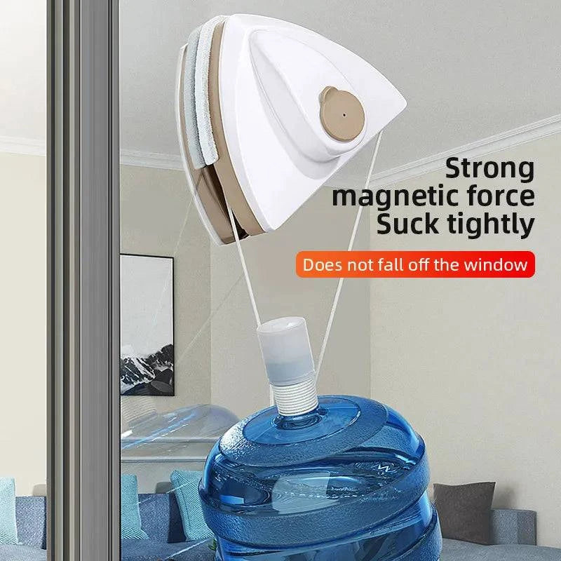 Dual-Sided Magnetic Glass Window Cleaner: Automatic Drainage Wiper (Four Styles) - Home Fads 