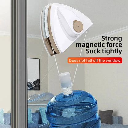 Dual-Sided Magnetic Glass Window Cleaner: Automatic Drainage Wiper (Four Styles) - Home Fads 